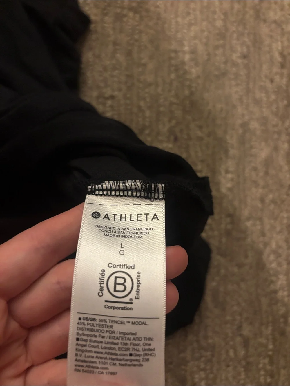 Athleta Breezy Tank - Black - Large - Picture 6 of 10